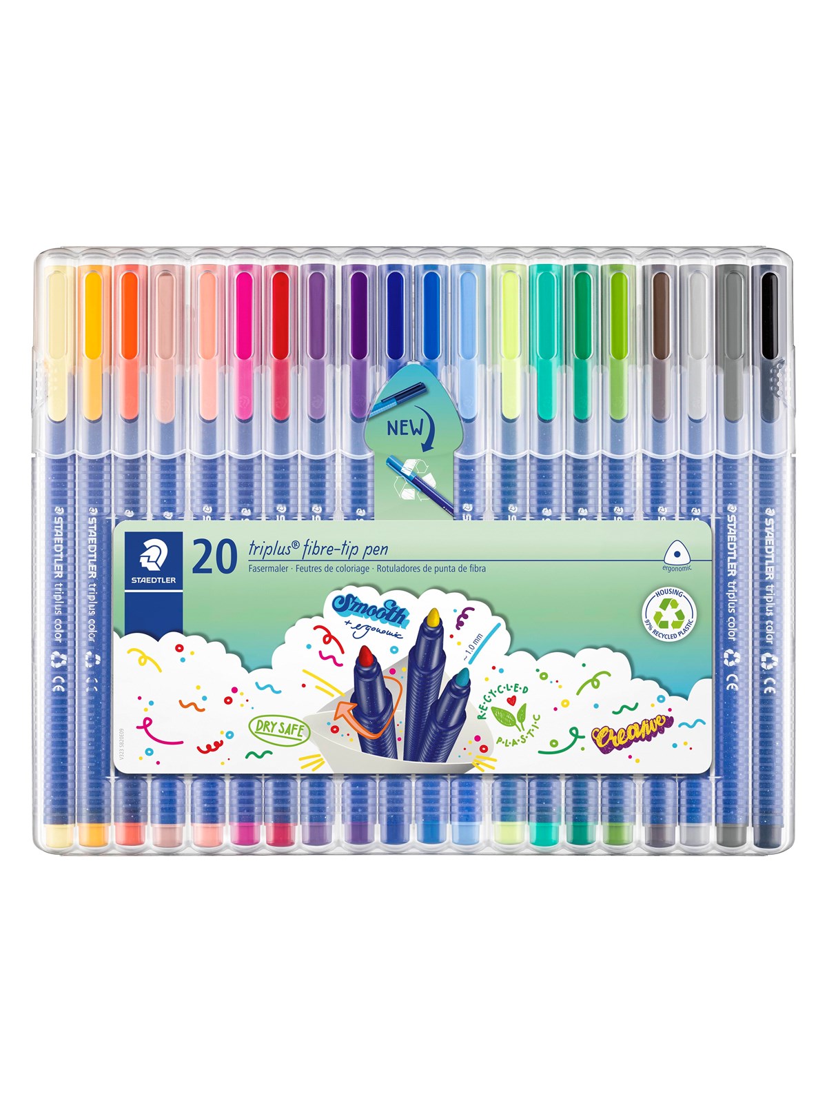 Staedtler Fasermaler triplus color 20St Box