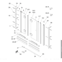 HSK Ersatzteile Dichtungssatz, Set, E160111-41 E160111-41