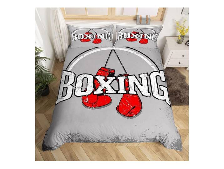 LuxusKollektion Jugendbettwäsche Bettwäsche Kampf Sport 220x240cm Mehrfarbig 3 Stück