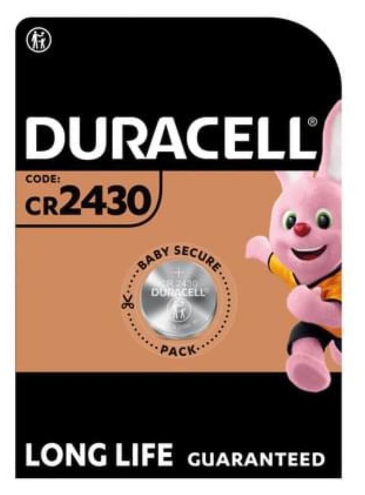 Duracell Lithium CR2430 Knopcelbatterij, 1 stuk