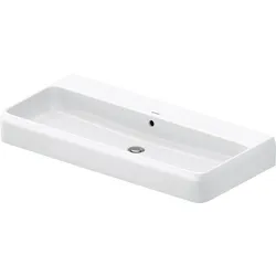Duravit Collection One Waschtisch, 1000x470mm, mit Überlauf, Unterseite glasiert (für verbesserte Hygiene) (für verbesserte Hygiene), 2382100060, Farbe: ohne Hahnloch