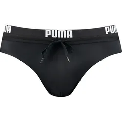 PUMA Swim Logo Brief Badehose Herren 04 - black XS