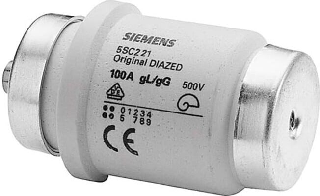 Siemens Indus.Sector Fusible Diazed 500 V GL/GG 80 A 5SC211 (5SC211)