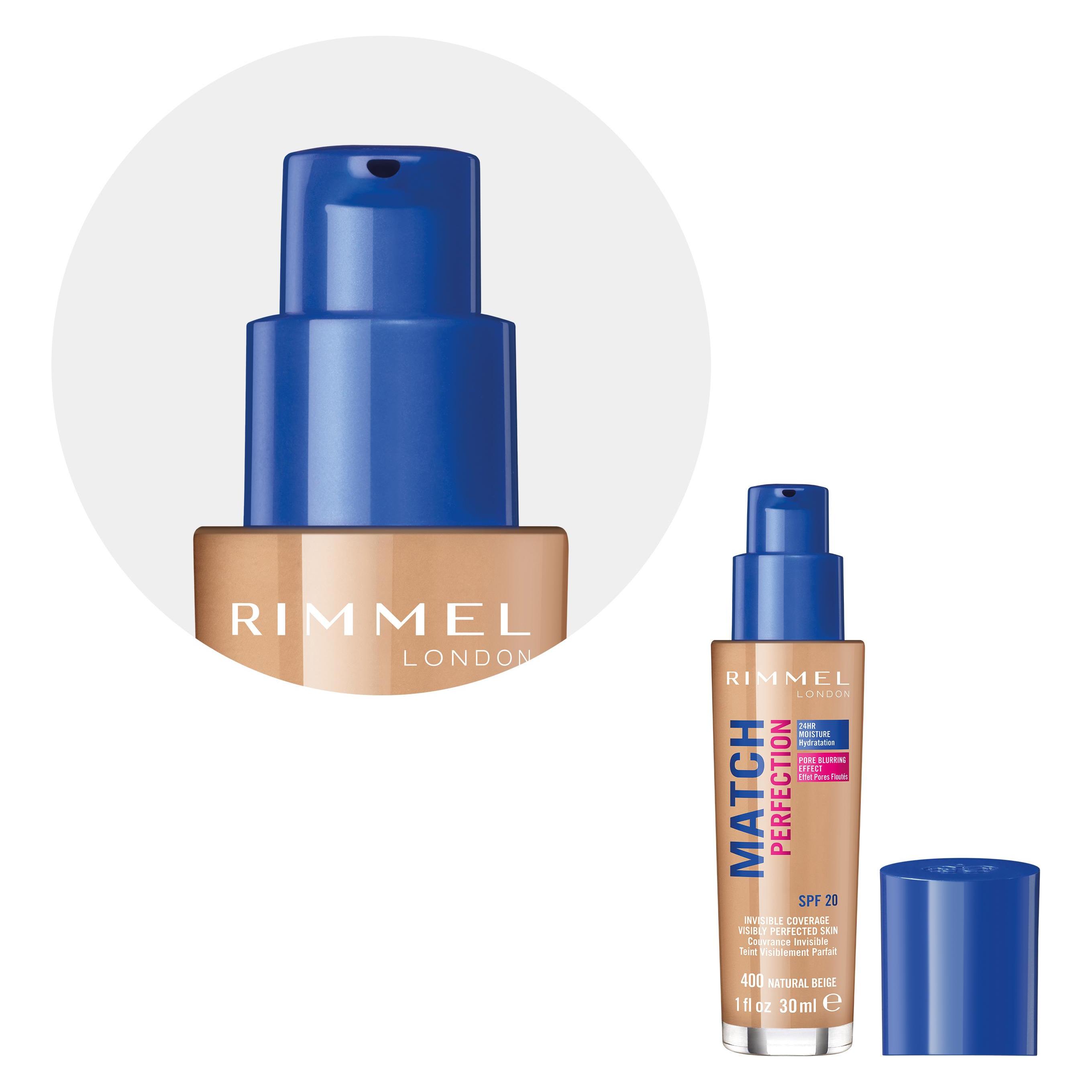 Rimmel London Match Perfection SPF20 (400 Natural Beige) (34857031400)