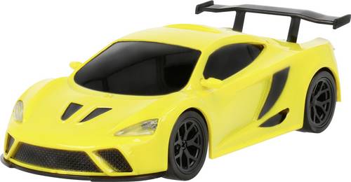MODSTER Mini Racer Thunder V1 Gelb 1/40 Gelb 1:40 RC Modellauto Rennwagen, Sportwagen Allradantrieb (4WD) RtR 2,4GHz inkl. Akku