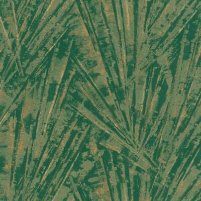 Galerie Wallcoverings Energy Collection Metallic Fan Palm Effect Wallpaper Roll