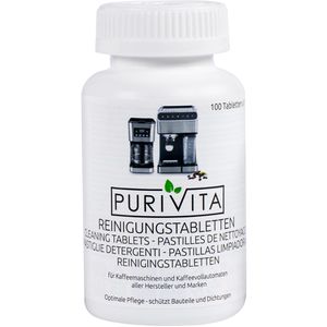 Purivita Reinigungstabletten, für Kaffeevollautomaten, 100 Tabletten
