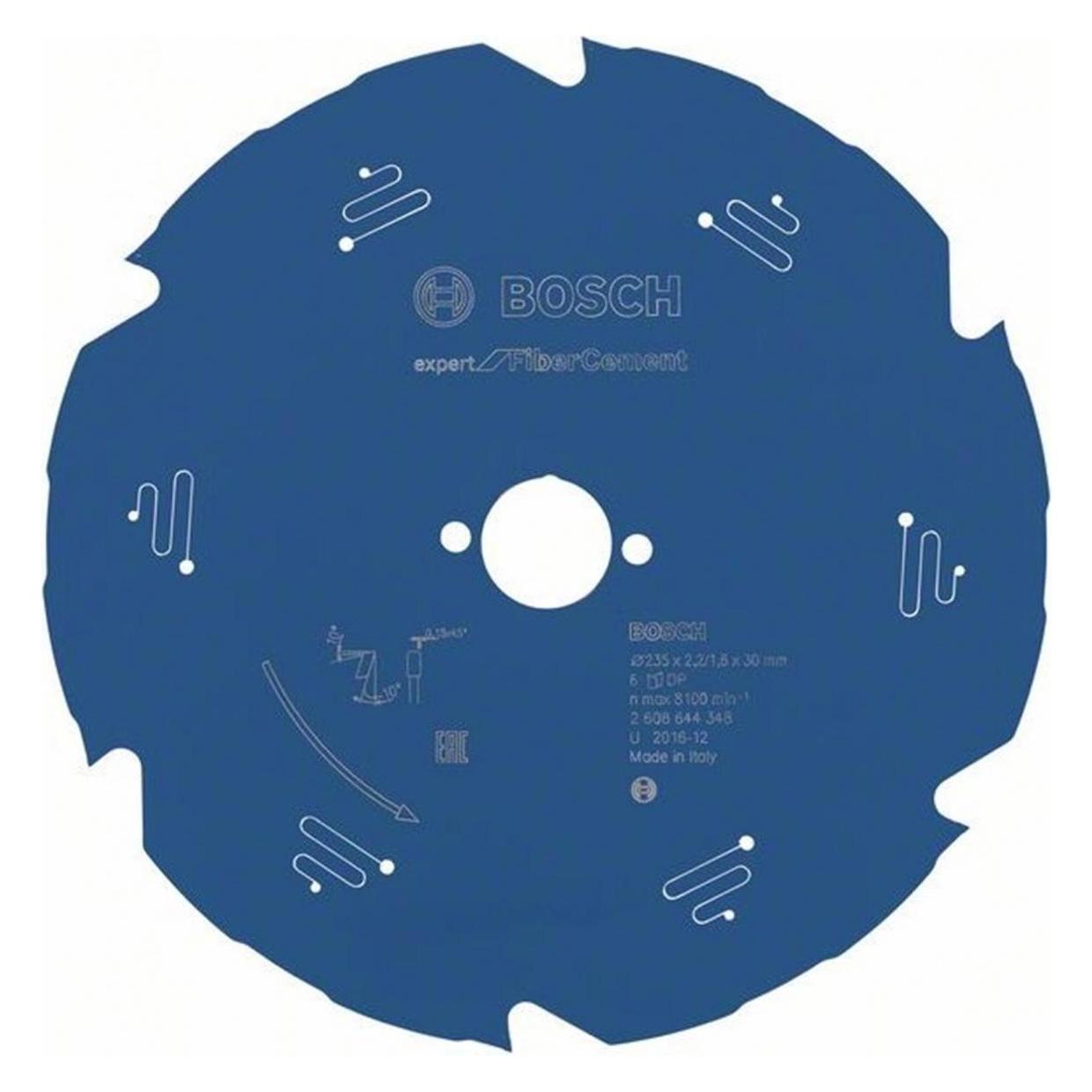 Bosch Professional Zubehör Kreissägeblatt Expert for Fibre Cement, 190 x 30 x 2,2 mm, 4 (2608644125)