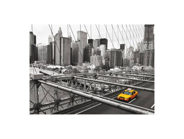 New York Taxi\, Photo Murale\, 160 X 115 Cm\, 1 Part