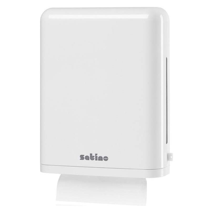 Wepa Satino by Papierhandtuchspender HYGINITY Interfold S 333412 weiss Kunststoff (333412)