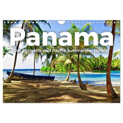 Panama - Wo Atlantik und Pazifik aufeinander treffen. (Wandkalender 2027 DIN A4 quer), CALVENDO Monatskalender