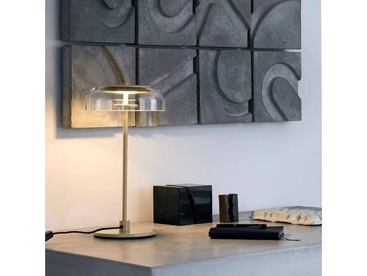 Lampe de table vintage de luxe design lampe en verre simple salon créatif chambre chevet modèle chambre table basse décor lumière