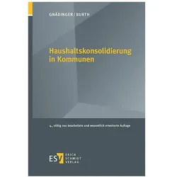 Haushaltskonsolidierung in Kommunen, Fachbücher von Gunnar Schwarting, Marc Gnädinger, Andreas Burth
