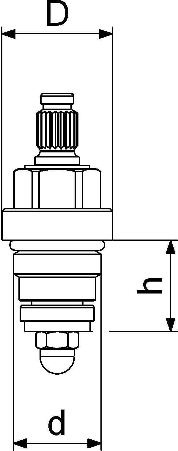SCHLÖSSER JS sanitair-bovenstuk DN10 3/8"