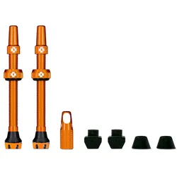 Muc Off Tubeless Valve Kit V2 Universal for MTB & - Road, orange, 44