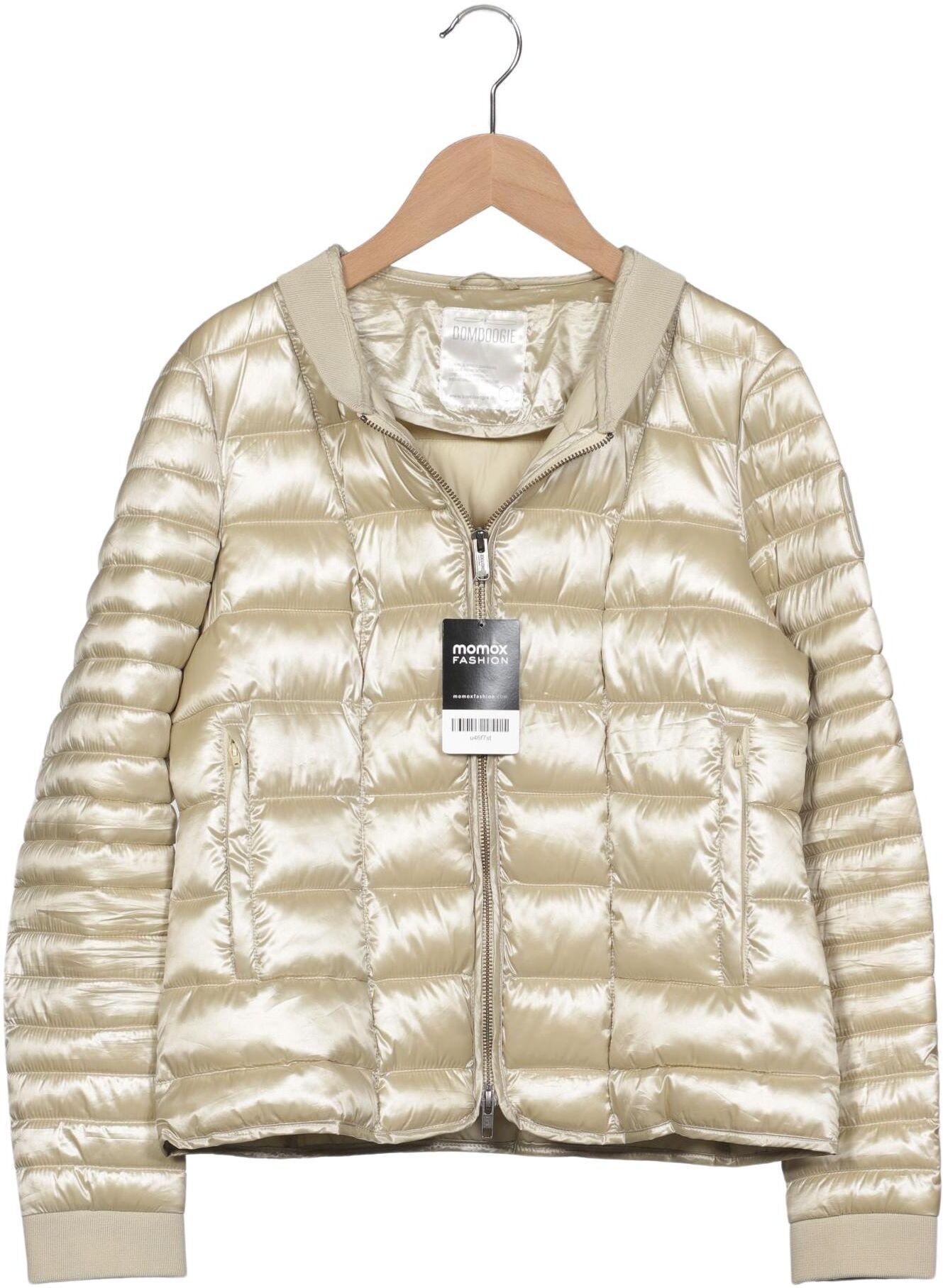 Bomboogie Damen Jacke, Beige, Gr. L, Synthetik - Second Hand