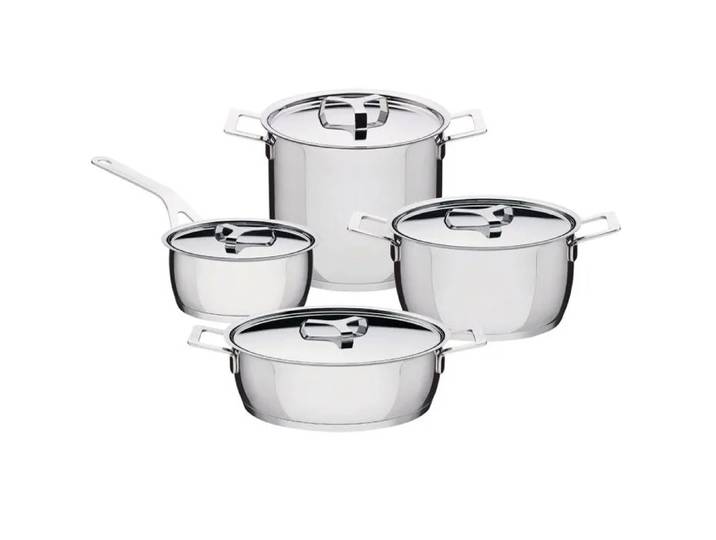 Alessi Set de casseroles Pots&Pans 4 Pièces