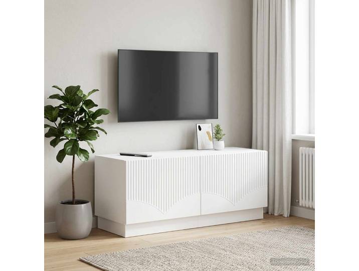 vidaXL TV-Schrank Weiß Holzwerkstoff
