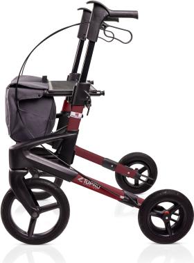 Rollator Olympos ATR Black Series S, OFF road wheels>>>>Farbe: bordeauxrot