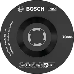 Kletthaftteller BOSCH® mit Center PIN und X - Lock Aufnahme Ø 125 mm