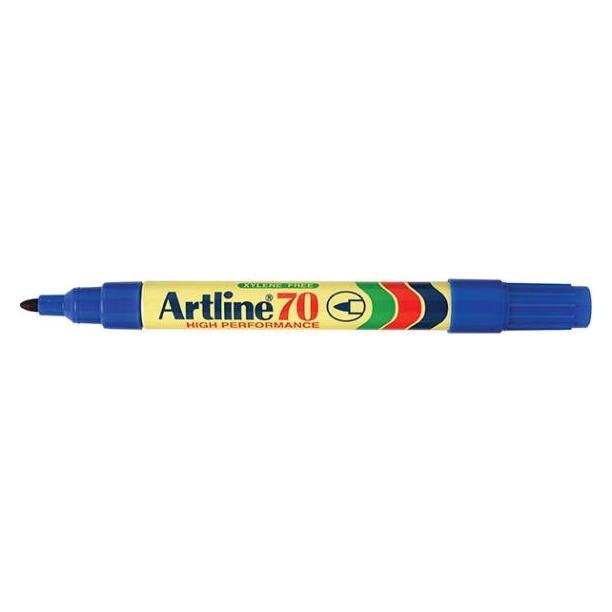 Artline 70N Permanentmarker Mittel Rundspitze 1,5 mm Blau Refillable (12x) (EK70)