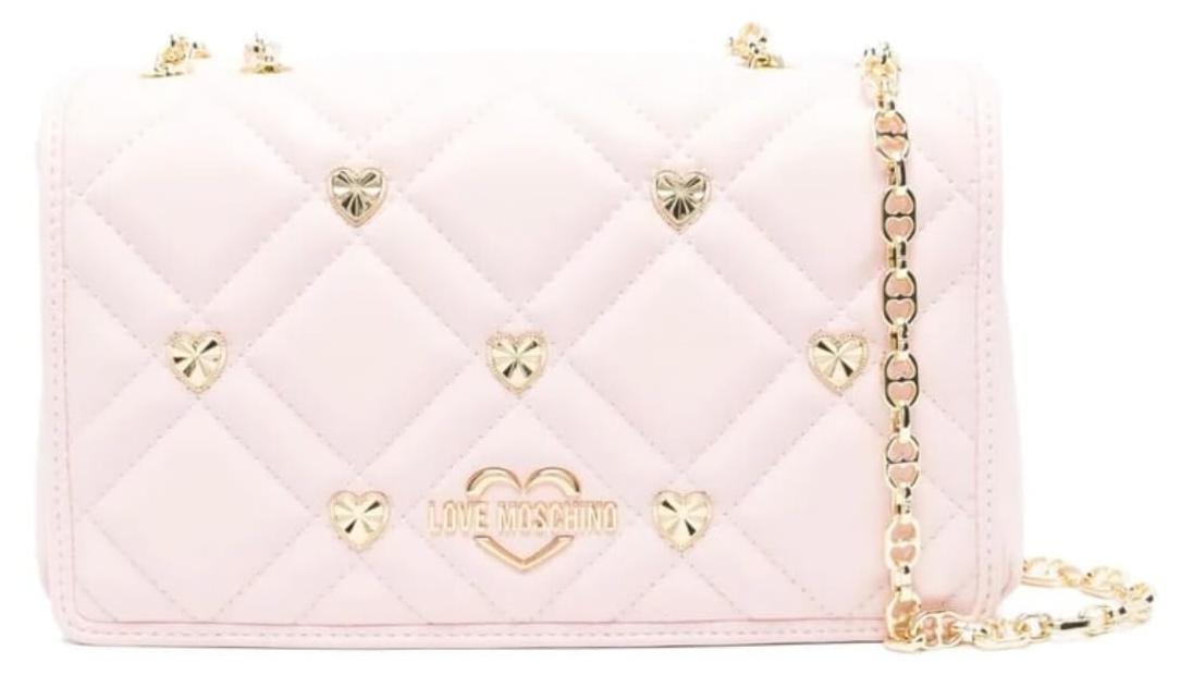 Love Moschino JC4120PP1MLI0601, Schultertasche für Damen, Puder, einzigartig, Pu