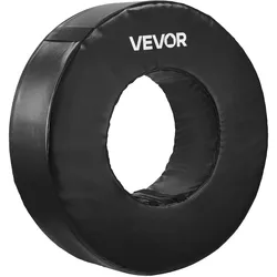 VEVOR Fußball Tackling Dummy, wasserdichter Tackling-Ring aus PVC und hochdichtem Schwamm, Dummies-Trainingsgerät mit Riemen, zum Blocken, Schlagen und Üben, Schwarz, 1 Stk.
