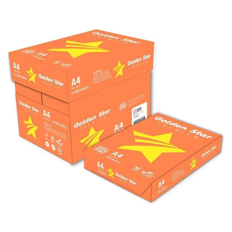 zz_archiviert_Nenurodyta Büropapier Golden Star, A4, 80 g/m², 21 x 29,7 cm (A4, 500 Blätter, 80 g/m²) (000051413403)