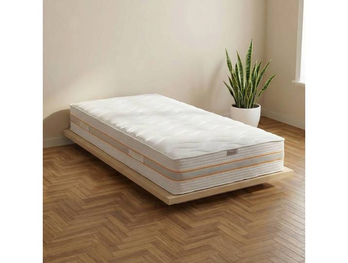 Matelas en mousse froide 26 180 x 200cm Tissu Blanc