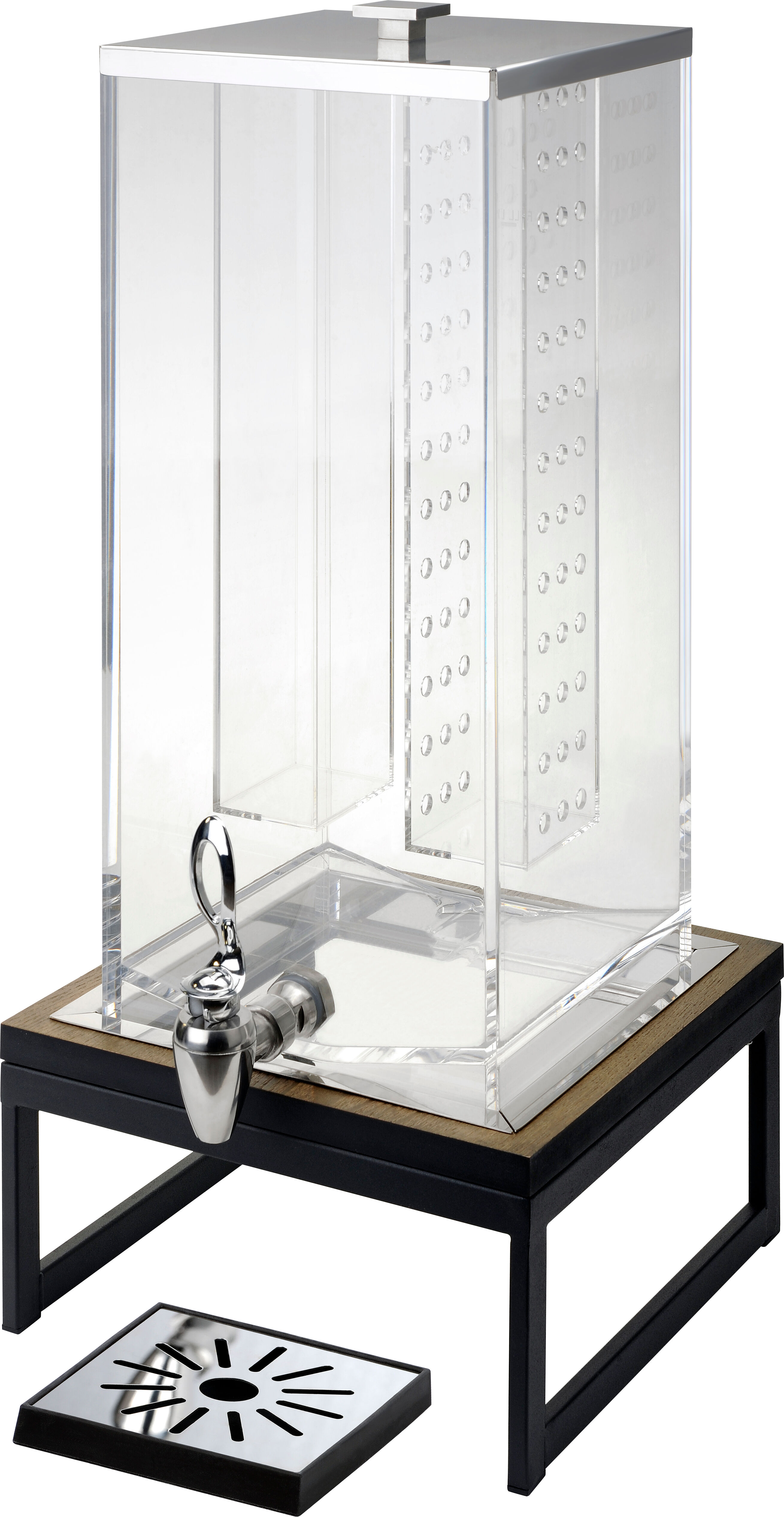 Yegam Dispenser quadrato con alzata 15 l