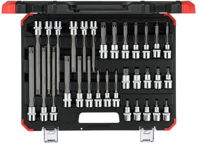 Inserts pour tournevis Gedore rouge 1/2 TX 32 pcs ; Gedore Red (3301577)