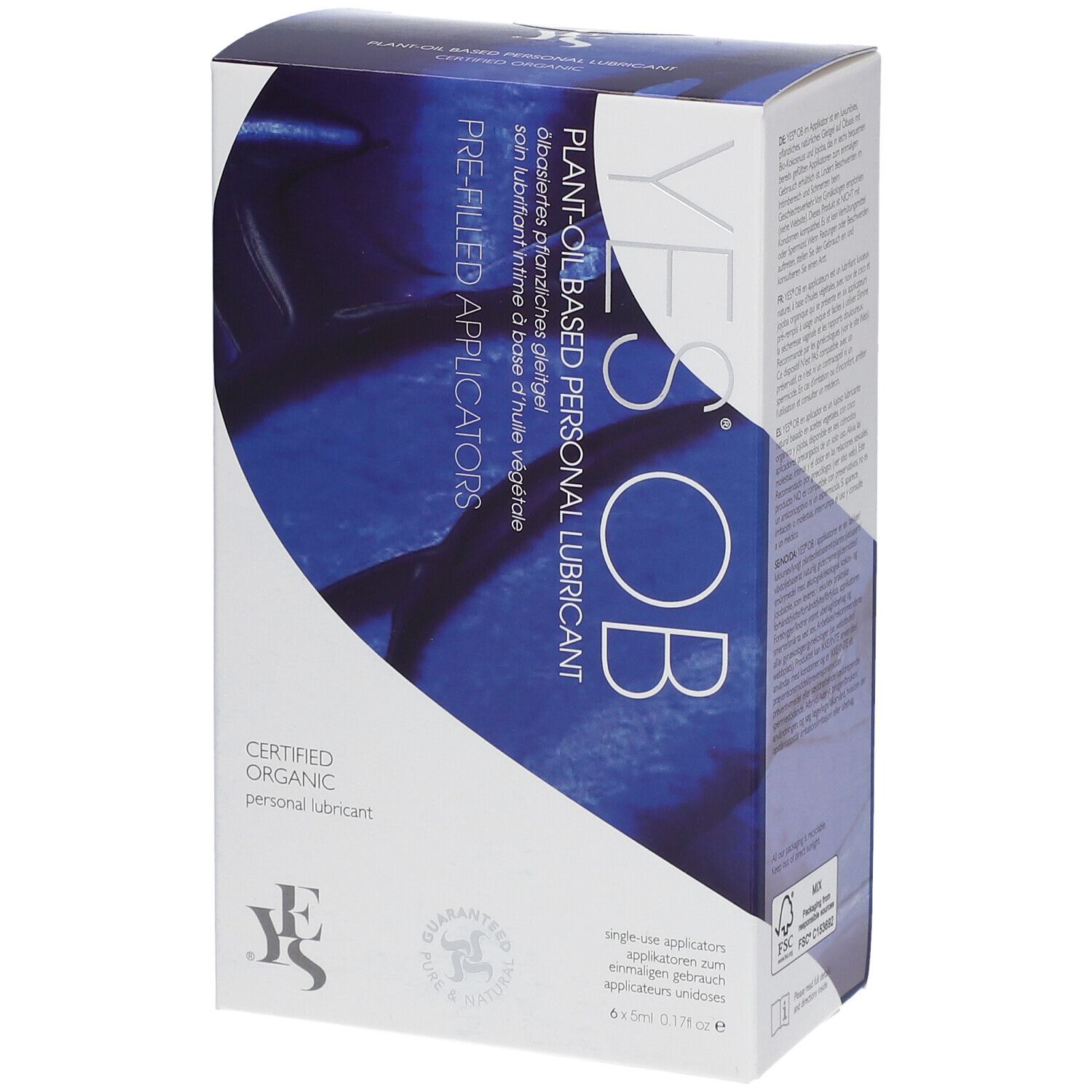 Yes OB Plant-Oil Based Personal Lubricant 6x5 ml Gleitmittel
