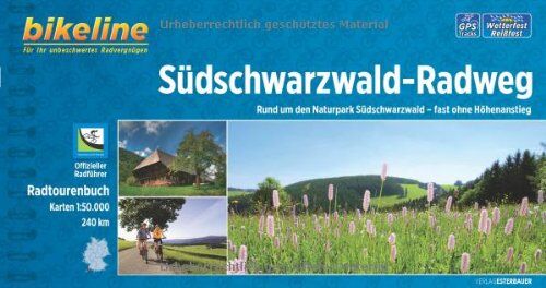 bikeline - Bikeline Südschwarzwald-Radweg: Rund um den Naturpark Südschwarzwald - fast ohne Höhenanstieg, 240 km, Radtourenbuch 1 : 50 000, GPS-Tracks-Download, wetterfest/reißfest - Preis vom 13.10.2026 11:25:28 h