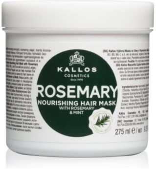 Kallos KJMN Professional Rosemary máscara para cabelo 275 ml. KJMN Professional Rosemary