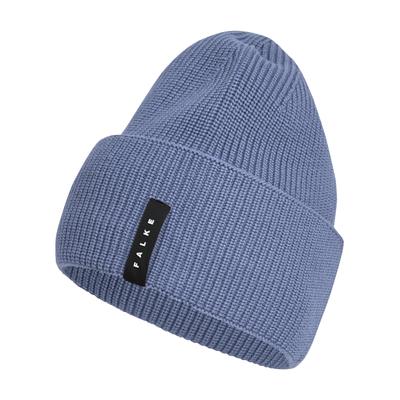 Strickmütze FALKE "FALKE Mütze", Jungen, Gr. onesize, blau steel (6958), Mützen Strickmütze