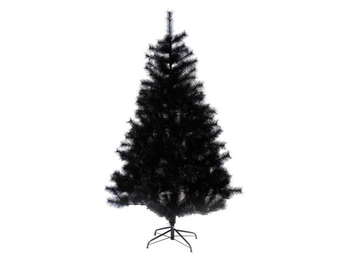 Mobili Rebecca Weihnachtsbaum Schwarz 105/105/180 cm, Kunststoff, 180 cm, Dekoration, Weihnachtsdekoration, Christbäume & Zubehör