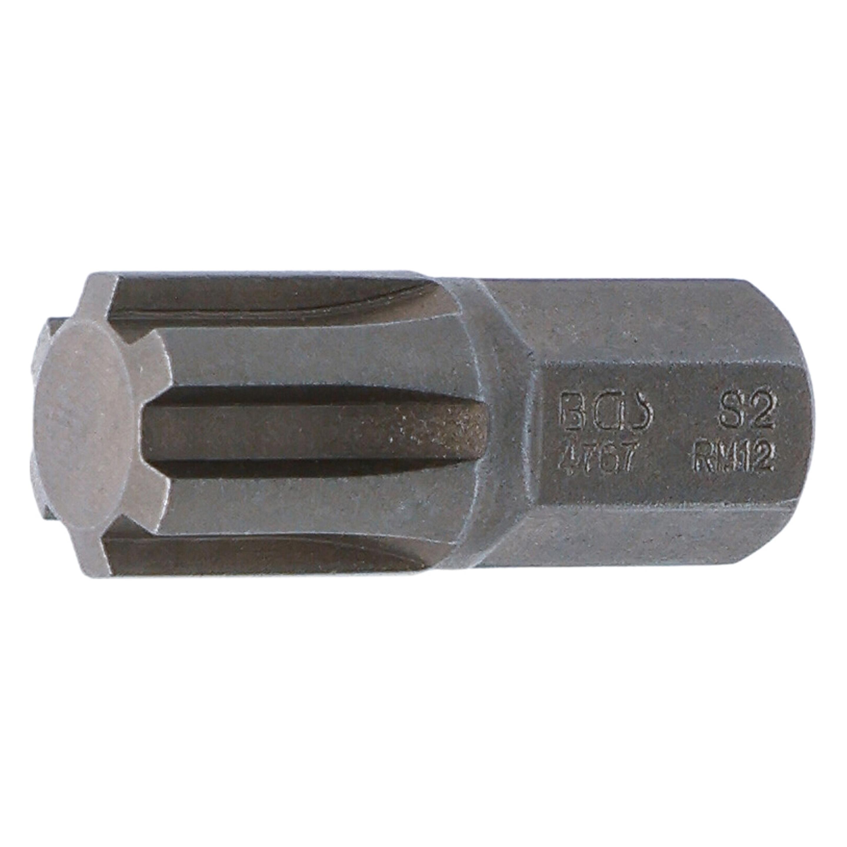 BGS Bit Antrieb Aussensechskant 10 mm (3/8") Keil-Profil (für RIBE) M12 (4767)