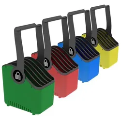 LocknCharge Large Basket Tragekorb bis 13, Wireless Charger, Mehrfarbig