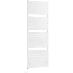 Kermi Aster Designheizkörper - Elektroheizung, RAL 9016 seidenglanz, 866x450x37 mm, links