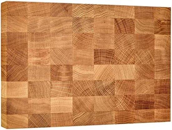 Hackblock aus Buchenholz - 38,99 x 26,49 x 5,31 cm