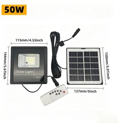 Uplift Picks Powerful Solar LED Flood Light Remote Control Waterproof Outdoor Security Spotlight 50 W