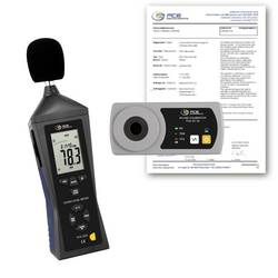 PCE Instruments Schallpegel-Messgerät kalibriert (ISO) Datenlogger PCE-322-SC43-ICA 30 - 130 dB 31.5 Hz - 8 kHz USB, Klinkenbuchse 3.5 mm, Analog