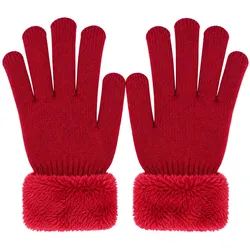 Antonio Kuschelige Damenhandschuhe mit Innenfutter - berry