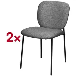 meet 2er-Set Stuhl »meet - Twist« grau, 48 cm