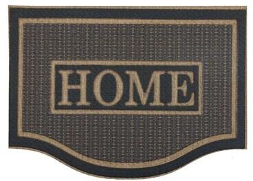 Mohawk Home Basketweave Home Brown All Weather Recycled Rubber Door Mat