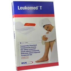 Leukomed transparent plus sterile Pflaster 5 St