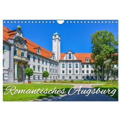 Romantisches Augsburg (Wandkalender 2026 DIN A4 quer), CALVENDO Monatskalender