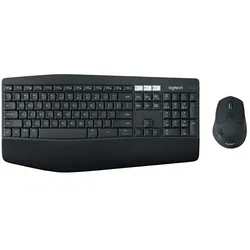 Logitech 920-008226 Tastatur Maus enthalten Universal RF Wireless + Bluetooth QWERTY US International Schwarz