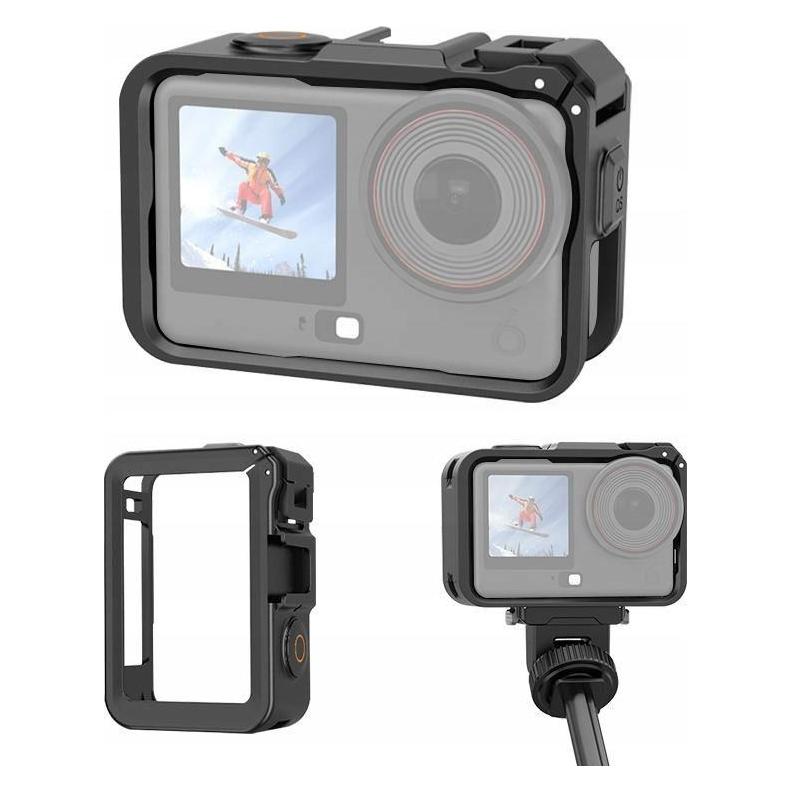 Puluz Ramka Obudowa Frame Mount Camera Cage Uchwyt Klatka Do Dji Osmo Action 6 / Pu1088b (PULUZ)