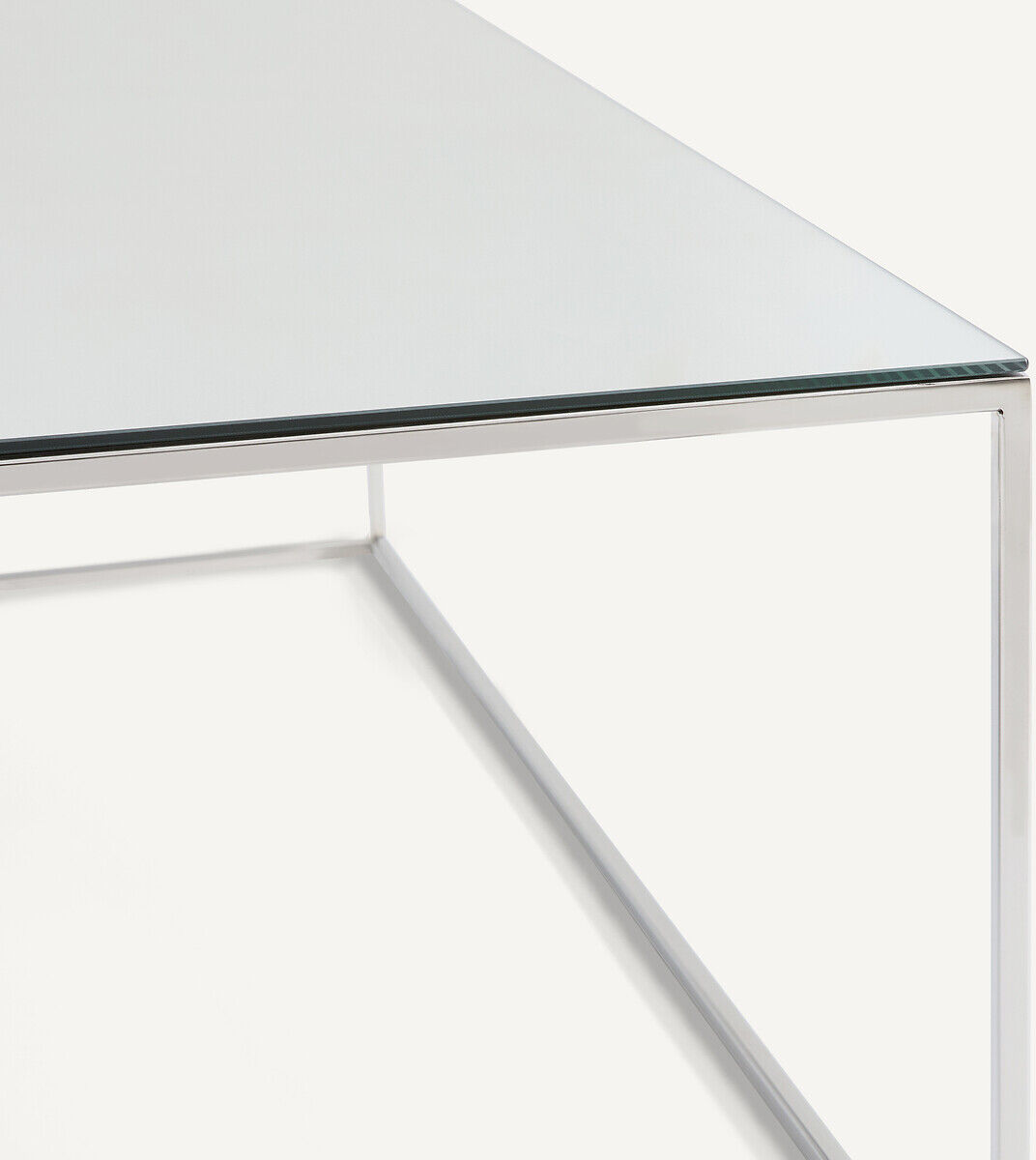 AM.PM Table basse miroir en métal chromé, MAHAUT